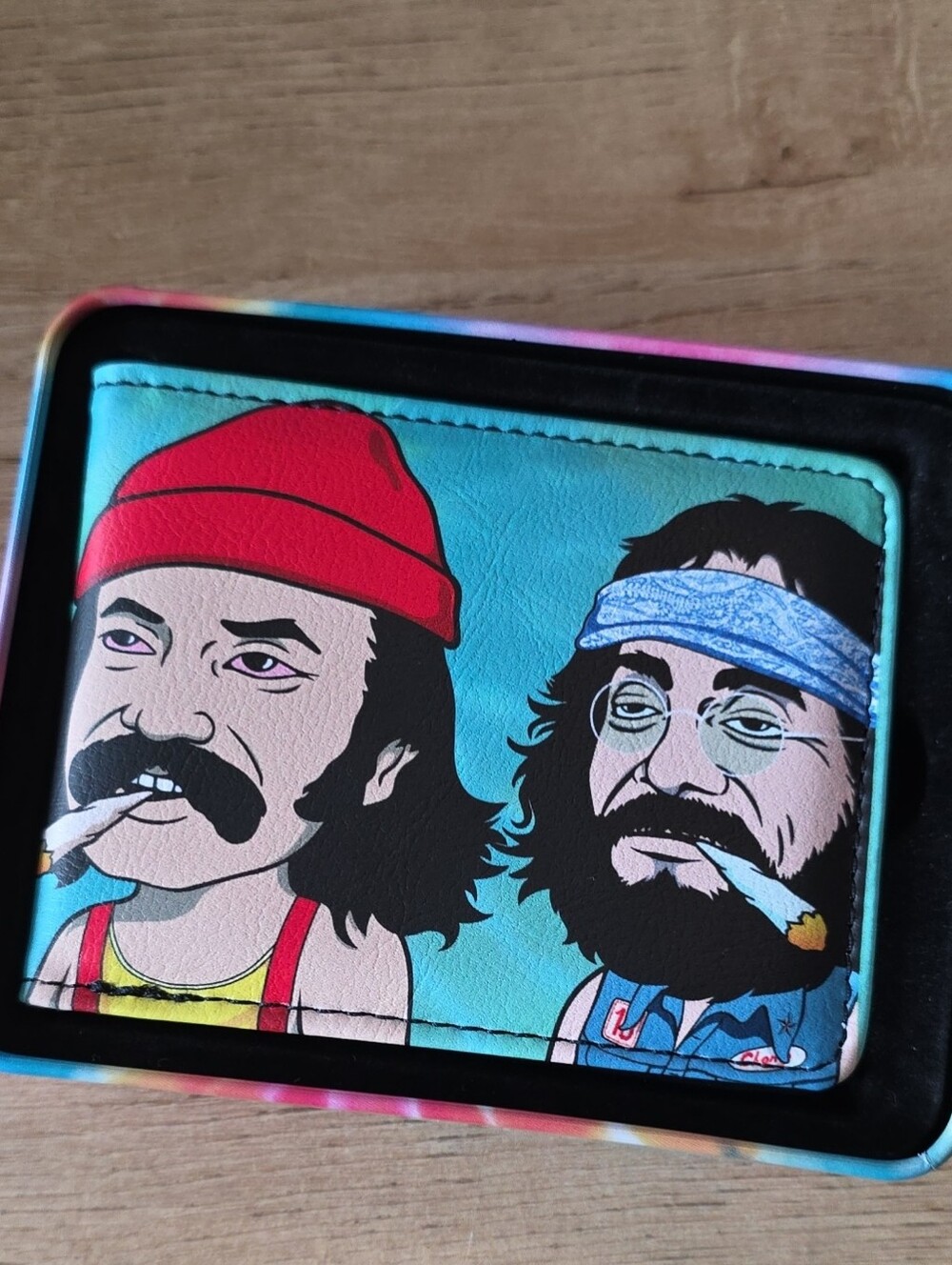 NWT Cheech & Chong Wallet W/Tin